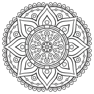 mandala coloring pages for adult therapy free - photo #20
