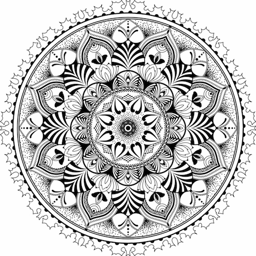 Zentangle Mandala - Mandalas For The Soul
