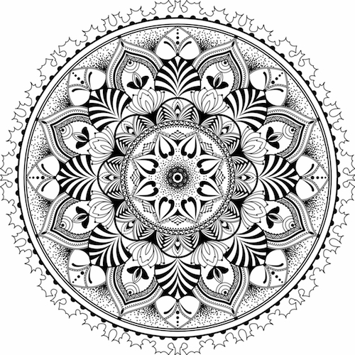 Zentangle Mandala